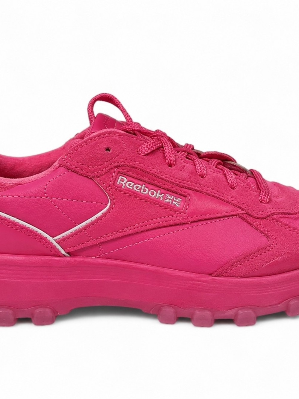 Reebok Pink Chunky Sneakers Kids Size 3.5 Lace Up